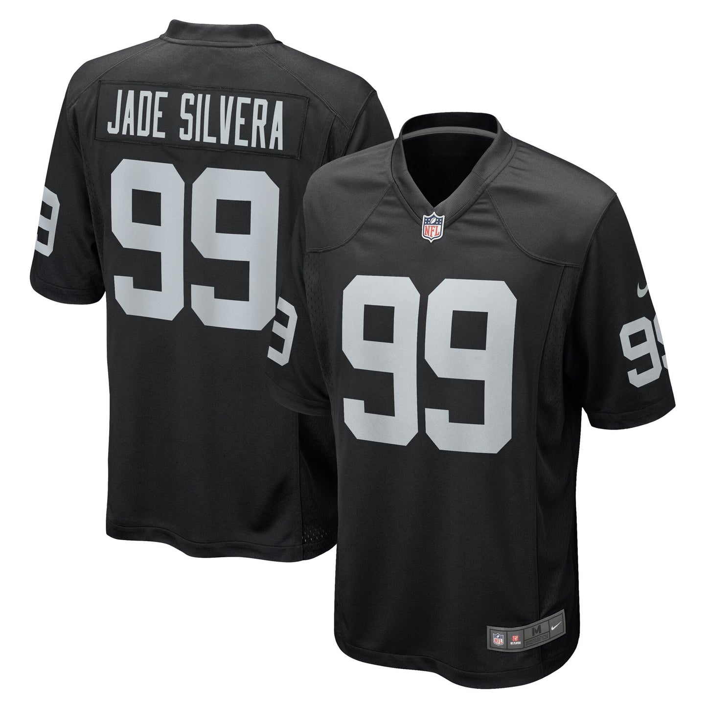 Nesta Jade Silvera Las Vegas Raiders Nike Team Game Jersey - Black