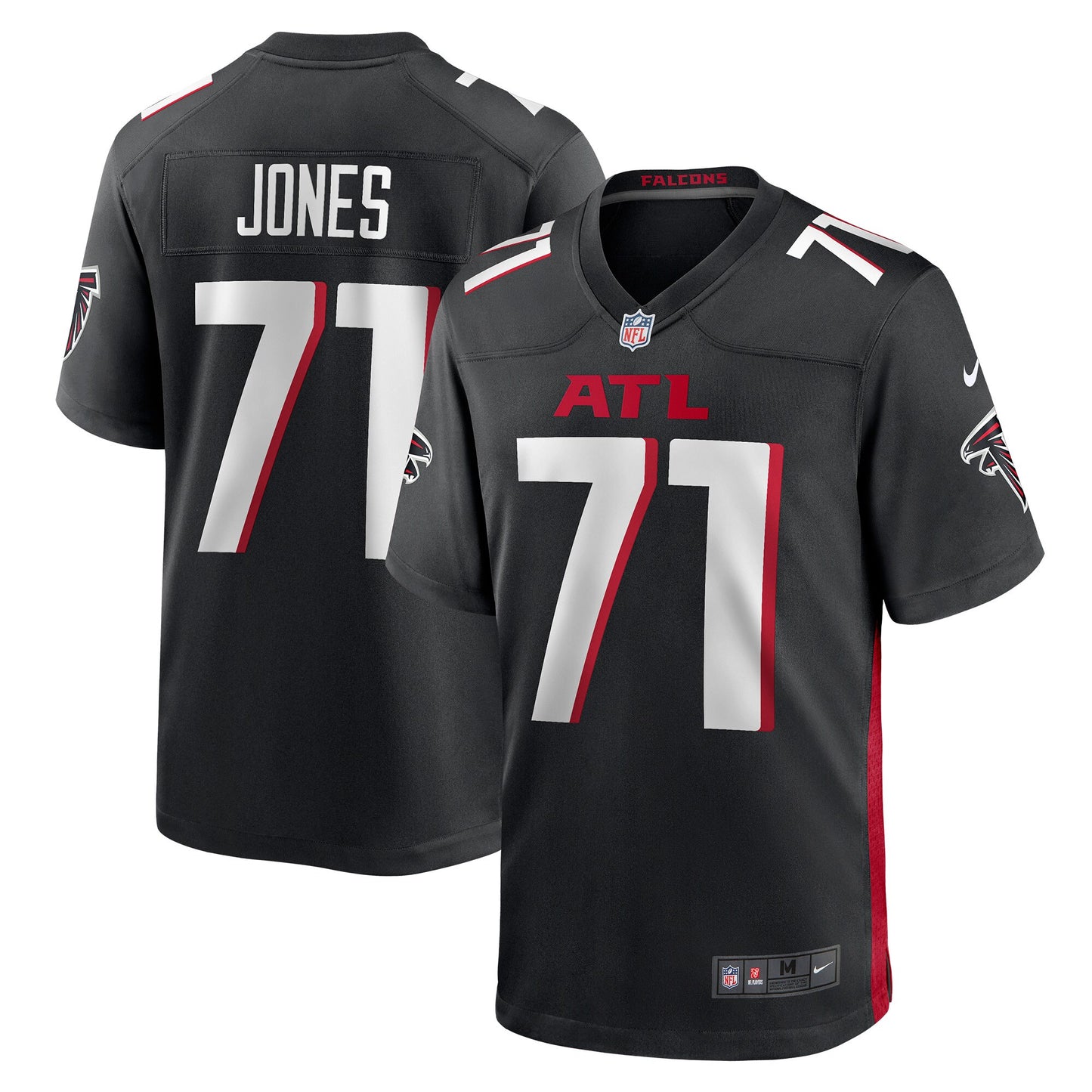 Sam Jones Atlanta Falcons Nike Game Jersey - Black