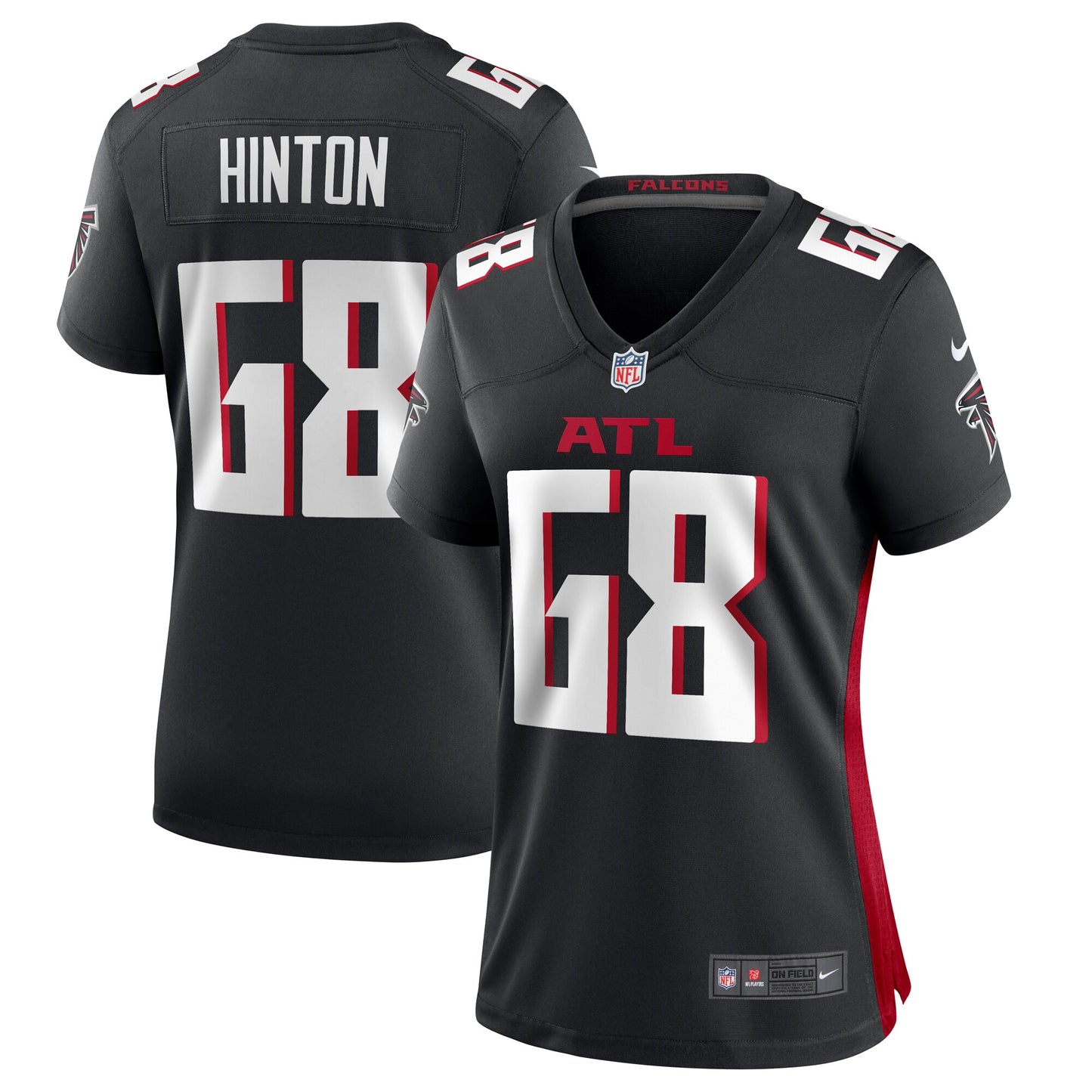 Kyle Hinton Atlanta Falcons Nike Women's Team Game Jersey - Black