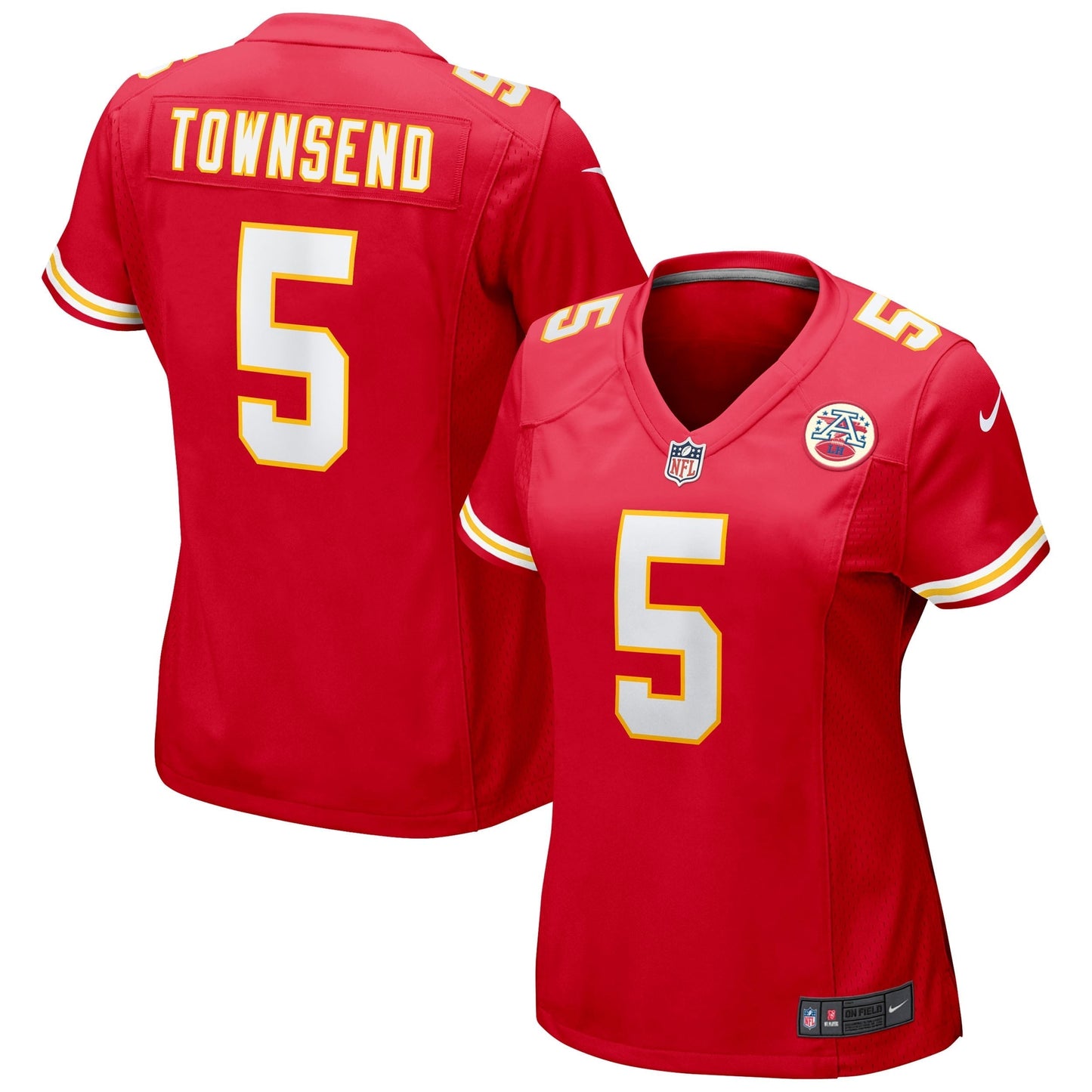 Women's Nike Tommy Townsend Red Kansas City Chiefs Game Jersey