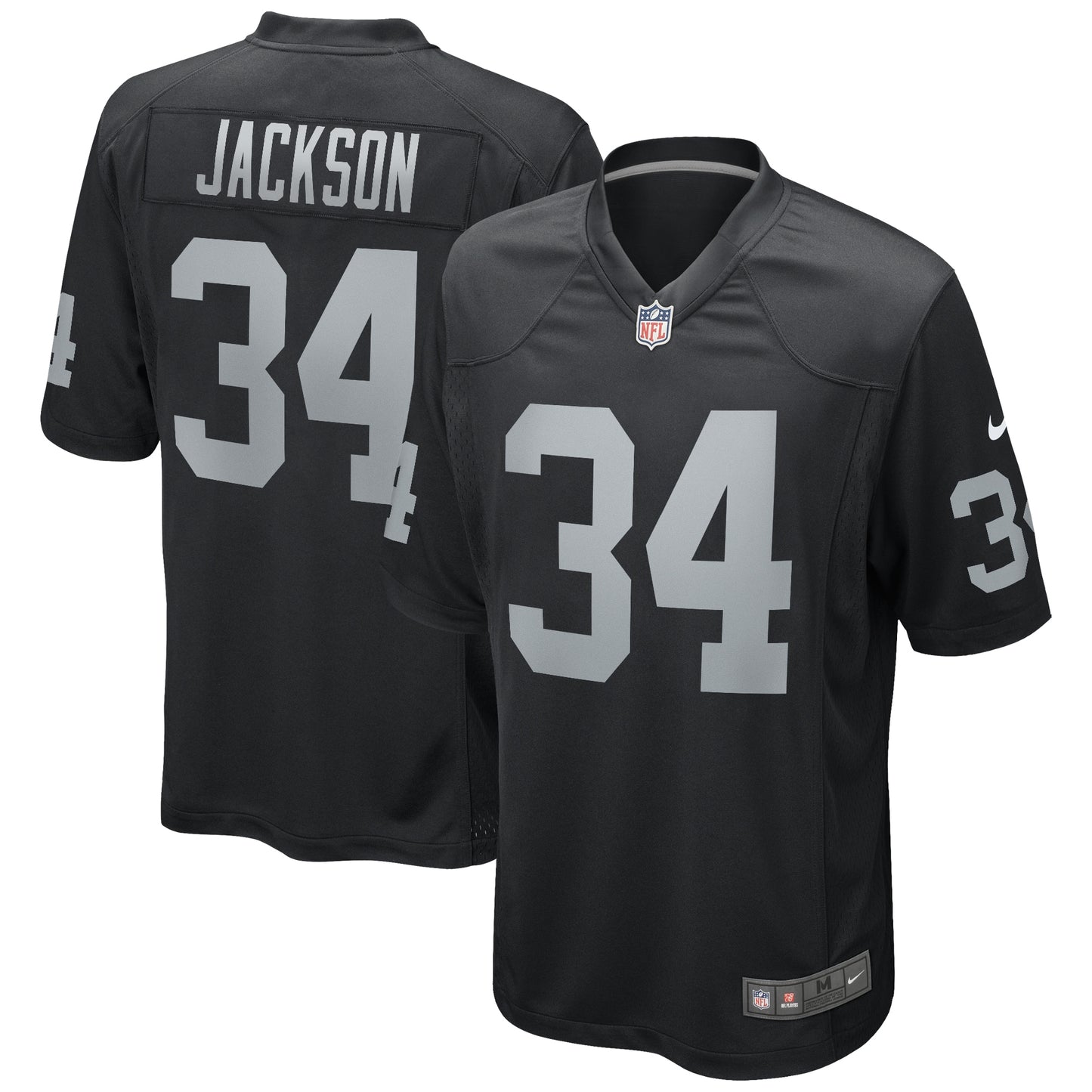 Bo Jackson Las Vegas Raiders Nike Game Retired Player Jersey - Black