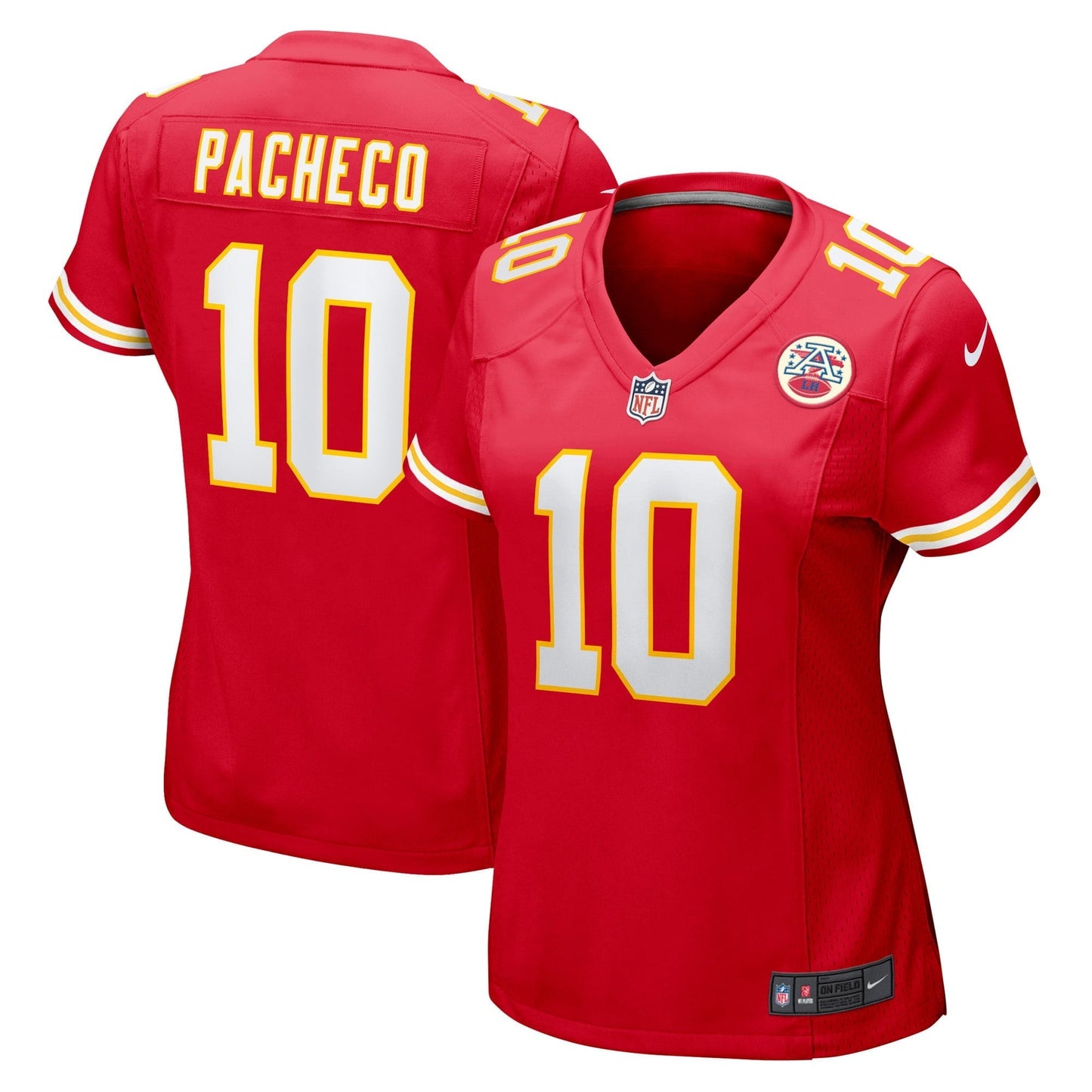 Women's Nike Isiah Pacheco Red Kansas City Chiefs Game Player Jersey