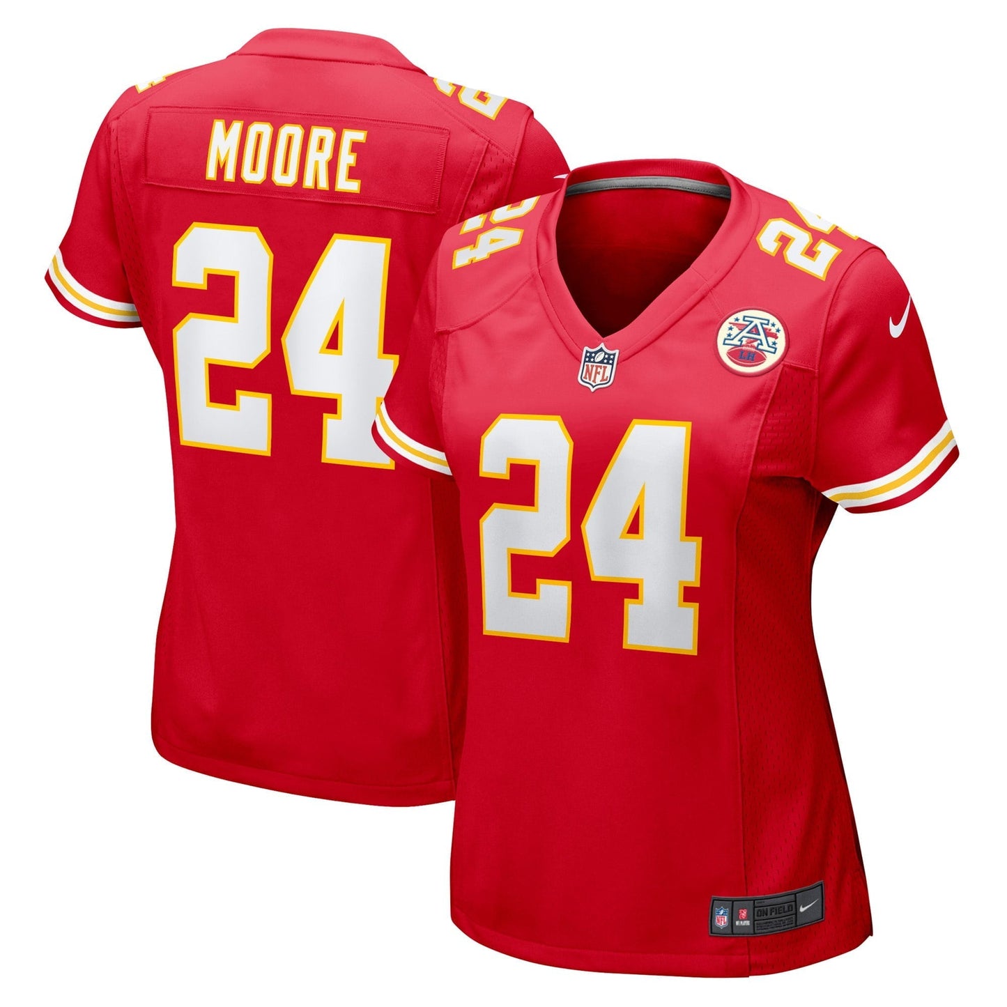 Women's Nike Skyy Moore Red Kansas City Chiefs Game Player Jersey