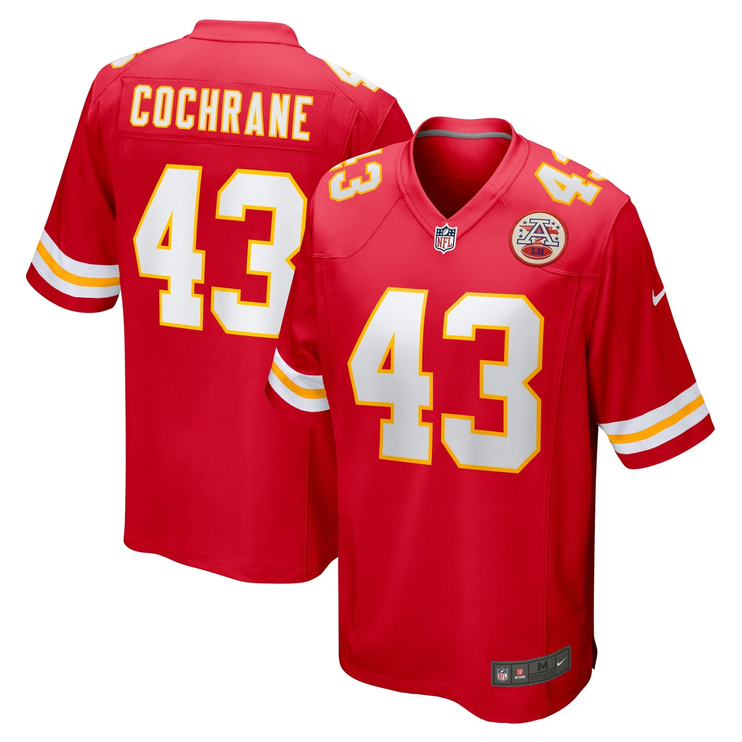 Jack Cochrane Kansas City Chiefs Nike Game Player Jersey - Red