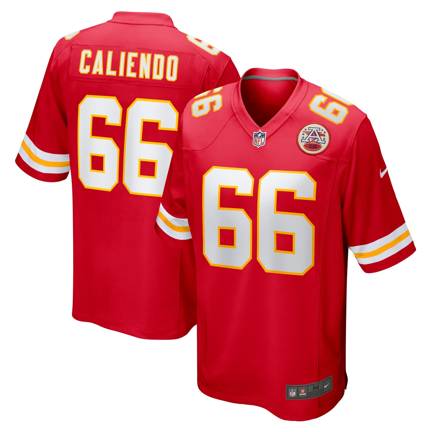 Mike Caliendo Kansas City Chiefs Nike Game Player Jersey - Red