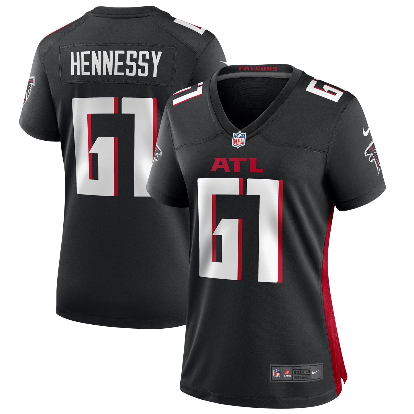 Women's Nike Matt Hennessy Black Atlanta Falcons Game Jersey