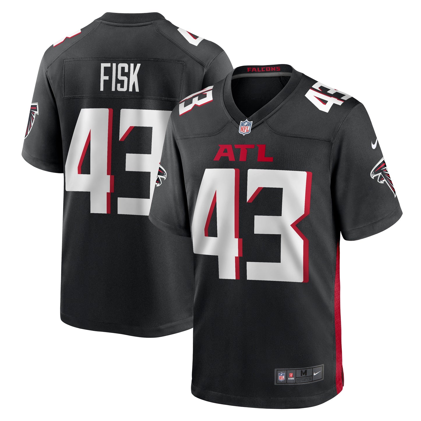 Tucker Fisk Atlanta Falcons Nike Player Game Jersey - Black