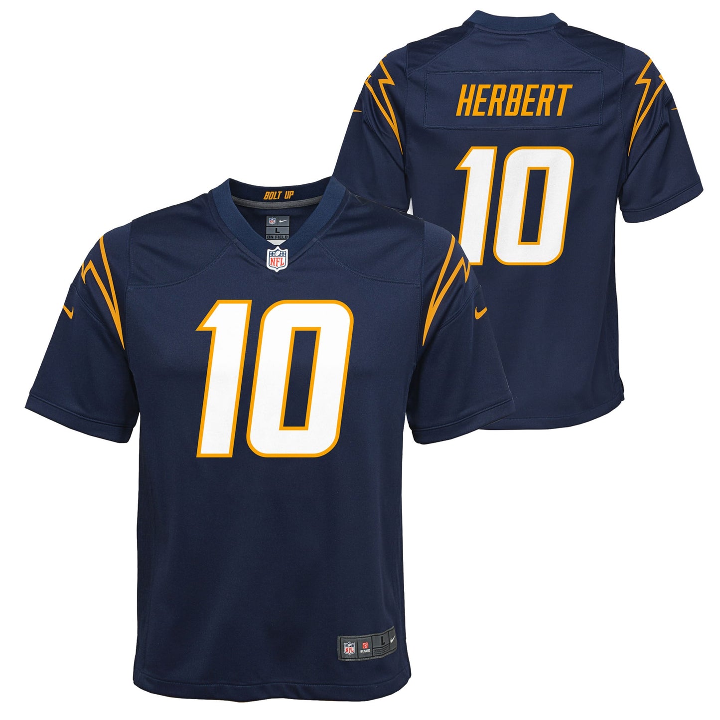 Justin Herbert Los Angeles Chargers Nike Youth Game Jersey - Navy