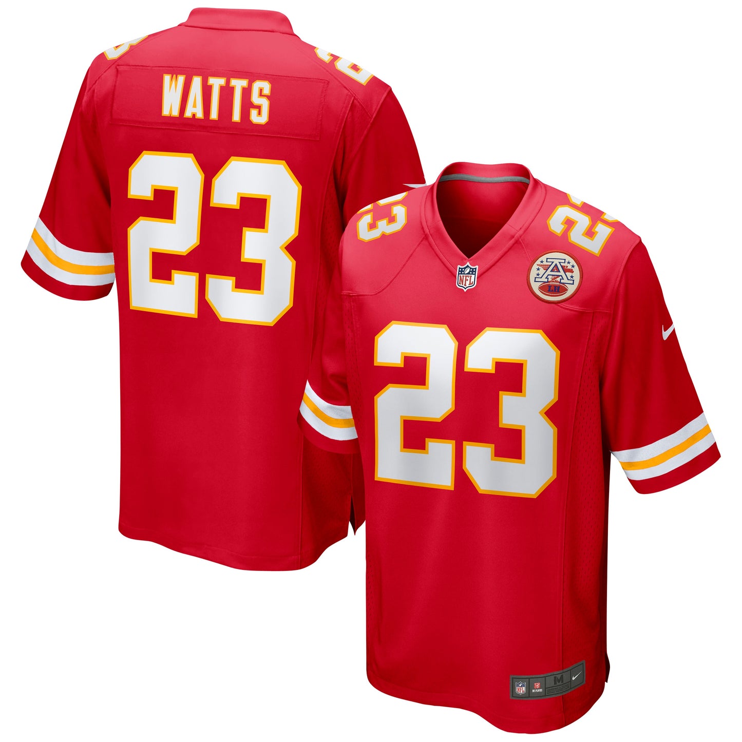 Armani Watts Kansas City Chiefs Nike Game Jersey - Red