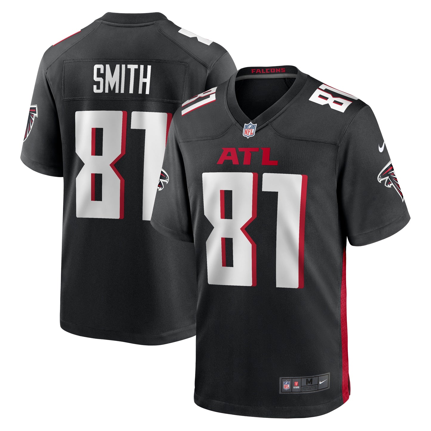 Jonnu Smith Atlanta Falcons Nike Game Player Jersey - Black