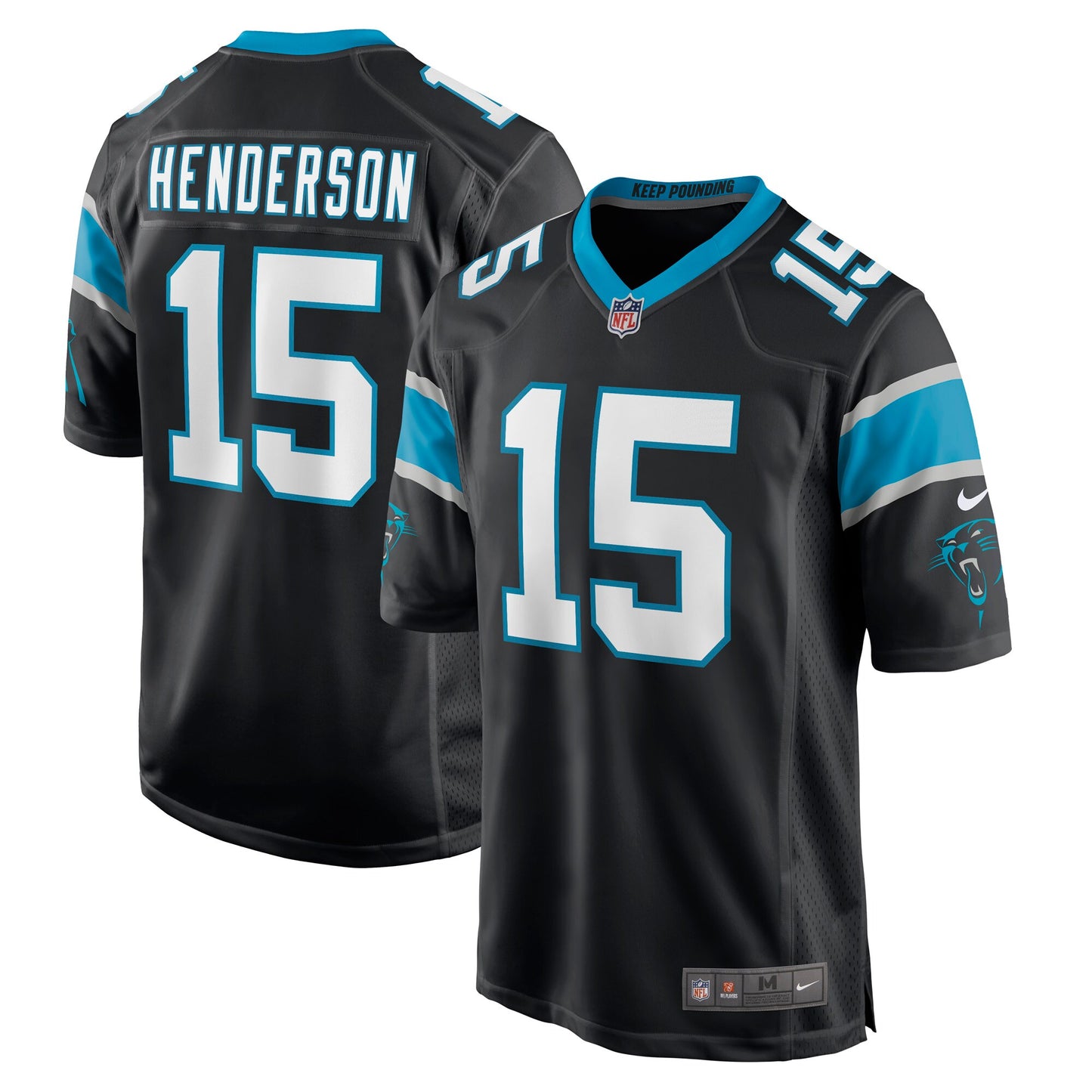 C.J. Henderson Carolina Panthers Nike Game Jersey - Black