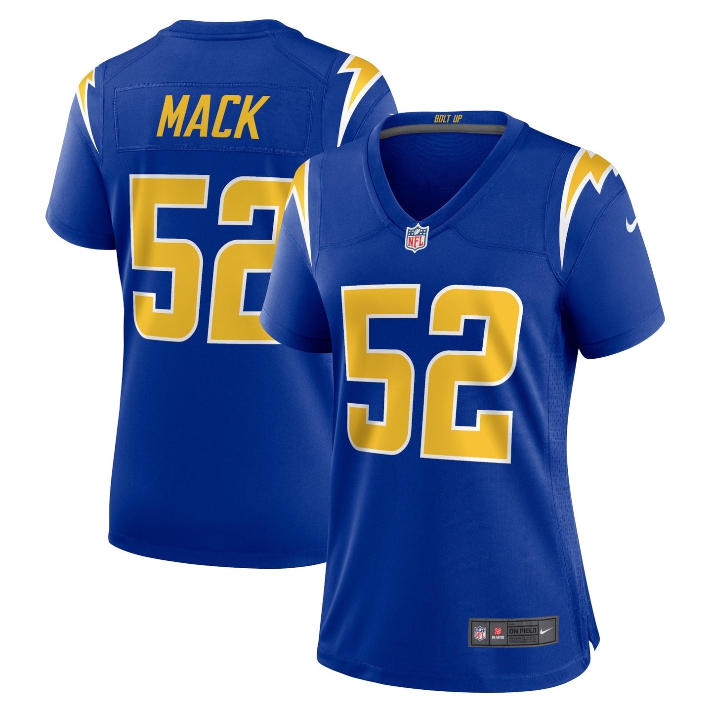 Women's Nike Khalil Mack Royal Los Angeles Chargers Alternate Game Jersey