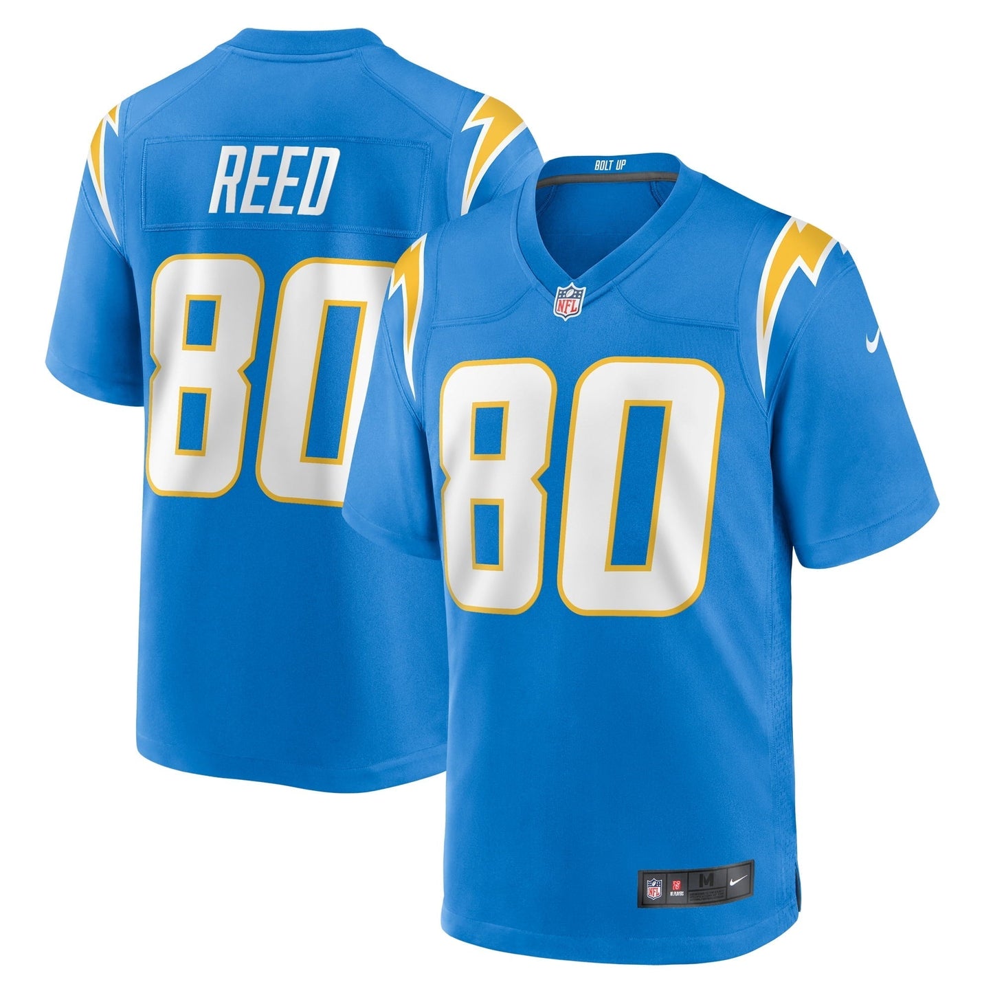 Men's Nike Joe Reed Powder Blue Los Angeles Chargers Home Game Player Jersey