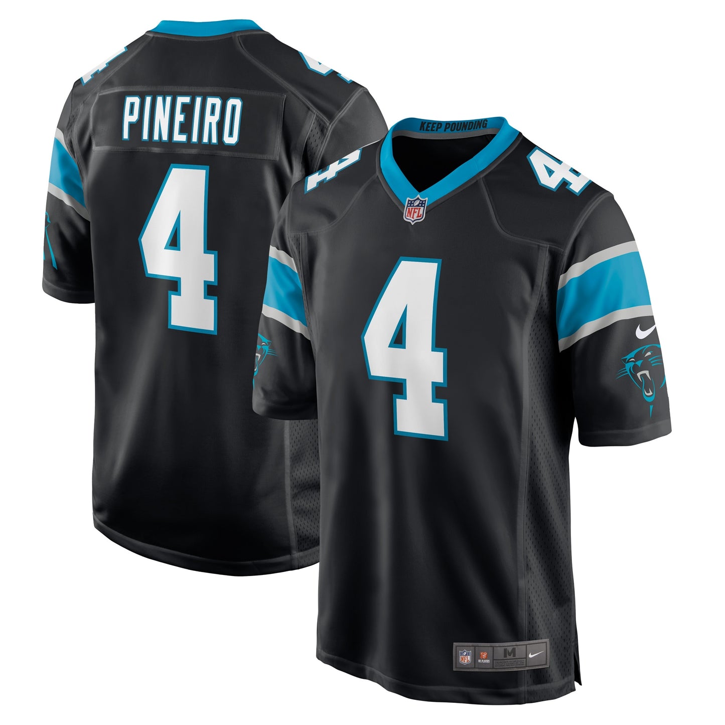 Eddy Pineiro Carolina Panthers Nike Game Player Jersey - Black