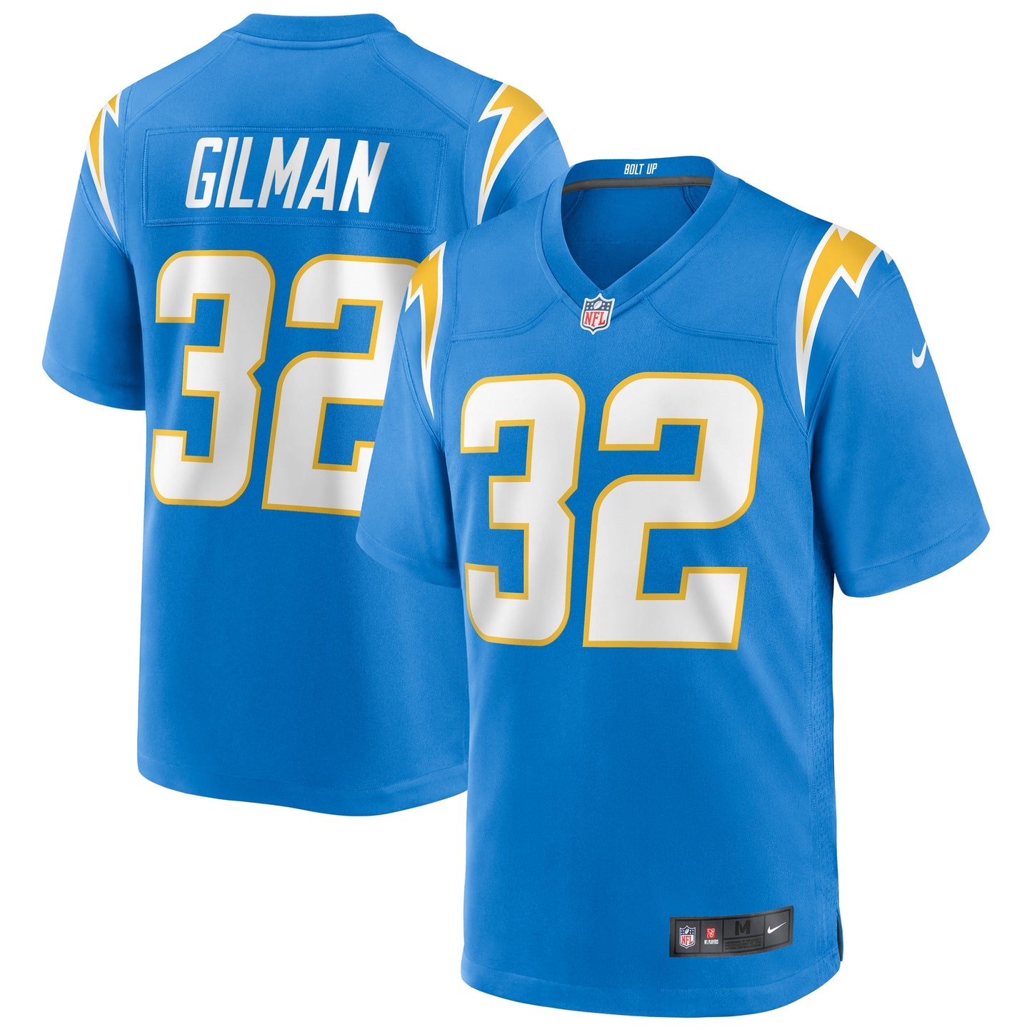Alohi Gilman Los Angeles Chargers Nike Game Jersey - Powder Blue