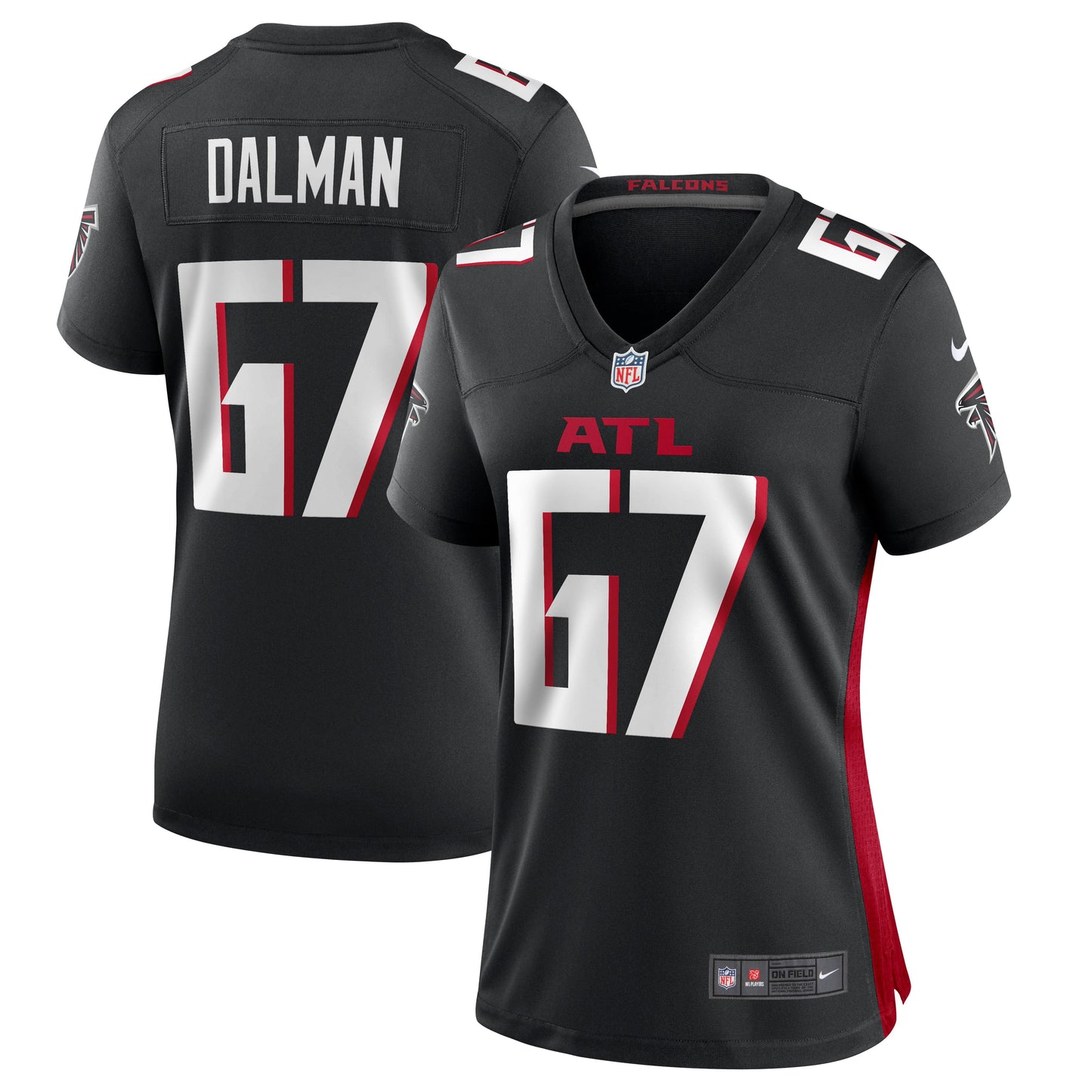 Women's Nike Drew Dalman Black Atlanta Falcons Game Jersey
