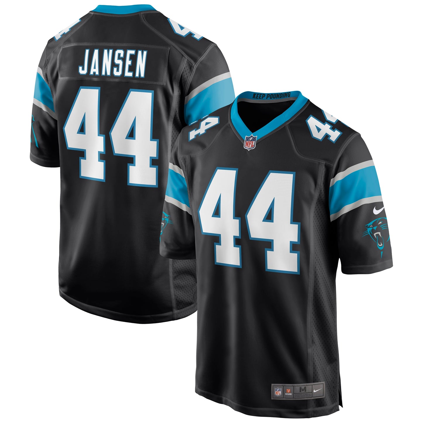J.J. Jansen Carolina Panthers Nike Game Jersey - Black