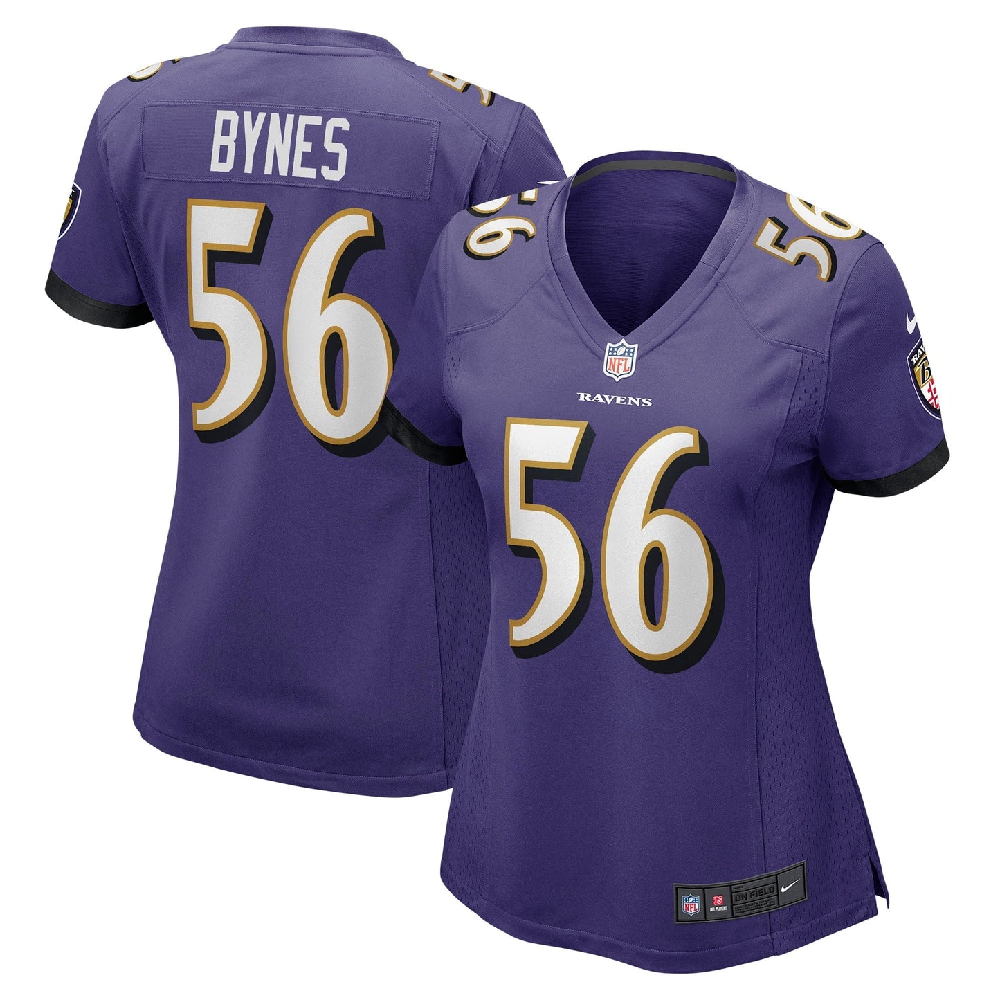 Women's Nike Josh Bynes Purple Baltimore Ravens Game Jersey