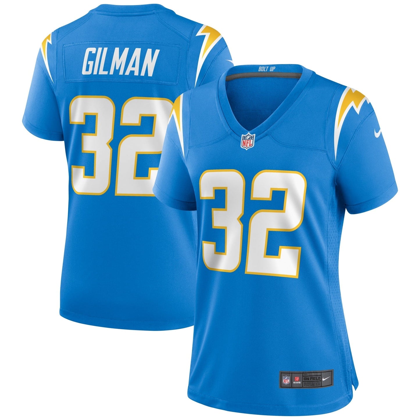 Women's Nike Alohi Gilman Powder Blue Los Angeles Chargers Game Jersey