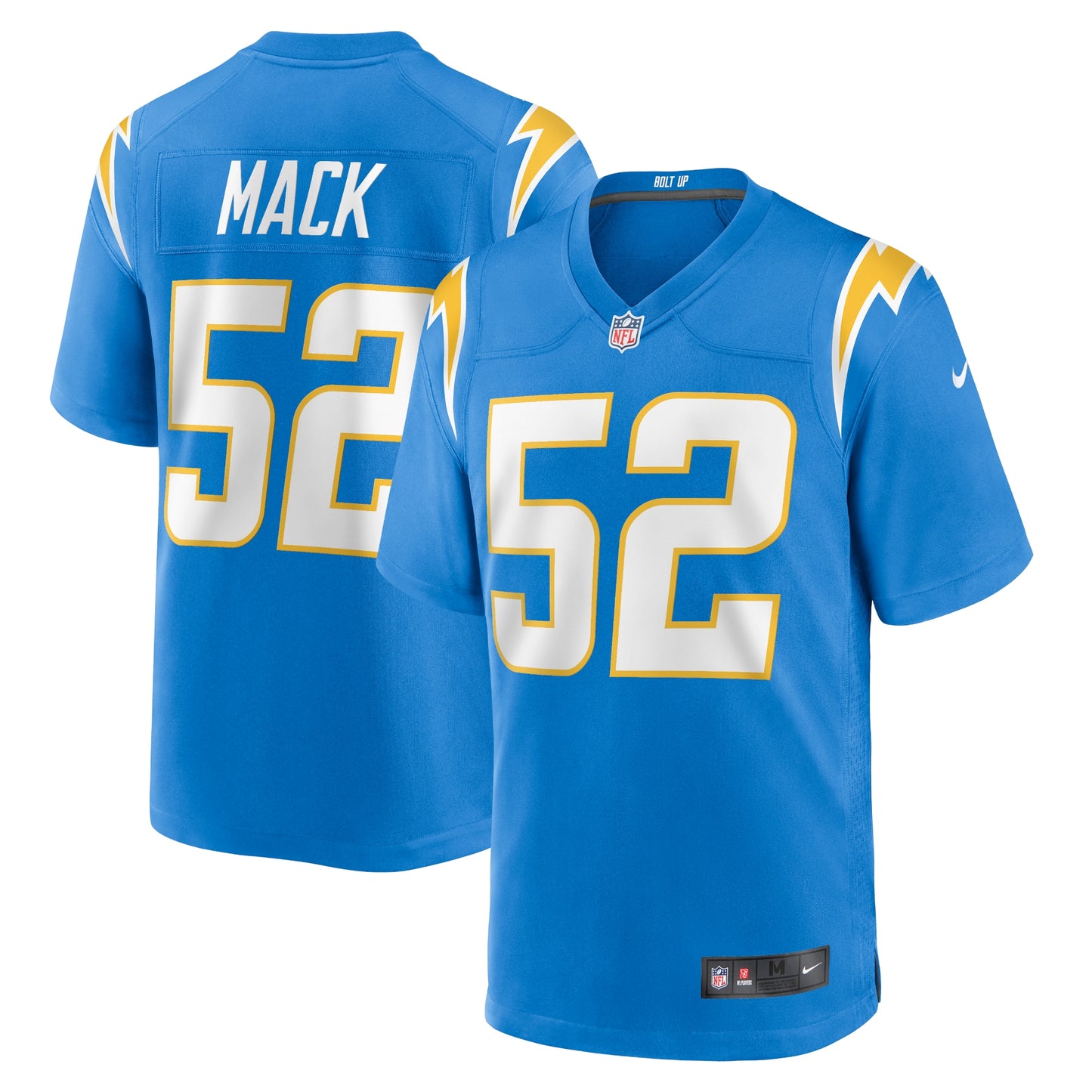 Khalil Mack Los Angeles Chargers Nike Youth Game Jersey - Powder Blue