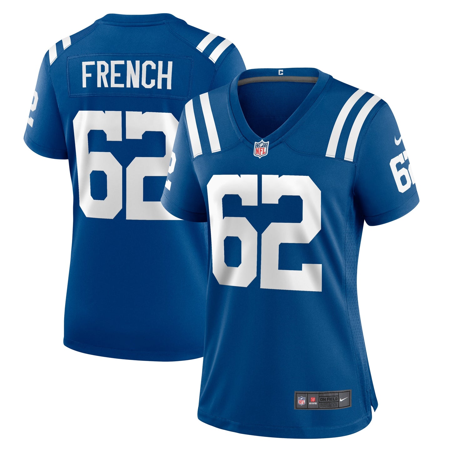 Wesley French Indianapolis Colts Nike Women's Game Player Jersey - Royal